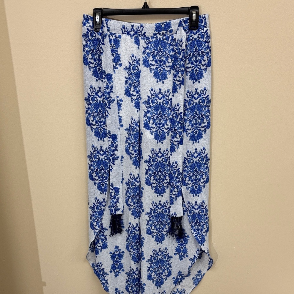Jealous Tomato Blue Floral Women's Dress / Pants = Dants lol